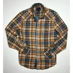NEW! Lucky Brand Men's M Plaid Long Sleeve Shirt NWT $79.50